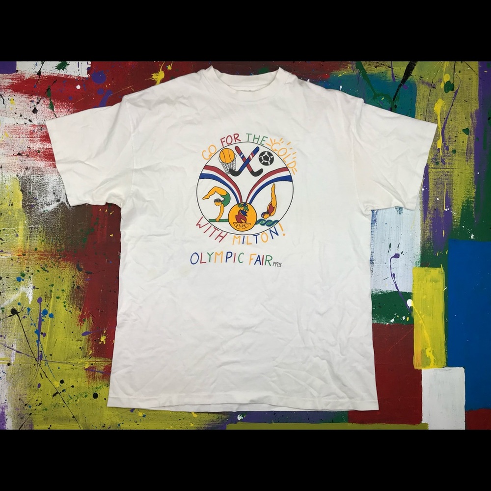 💥Vintage Single Stitch 1995 Olimpics Tee
